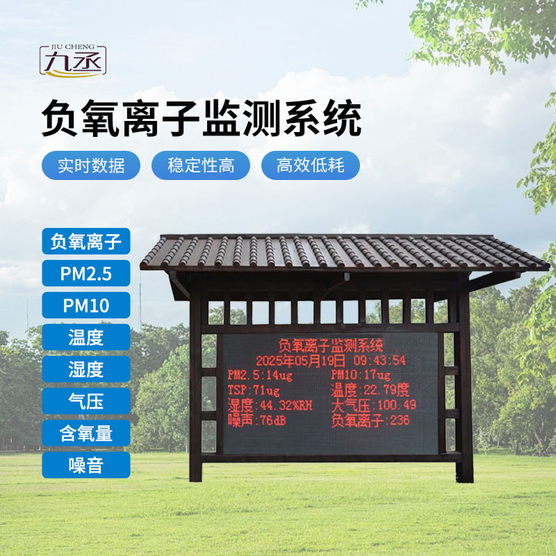 防腐木負氧離子監測站,精準捕捉空氣維生素 防腐木負氧離子監測站,精準捕捉空氣維生素